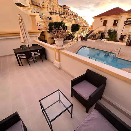 With Terrace And Pools In דירה